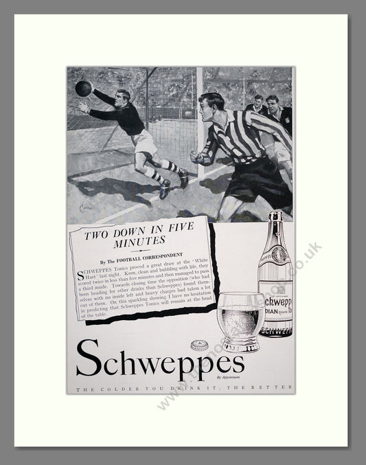 Schweppes Tonic Water. Original Advert 1936 (ref AD303819)