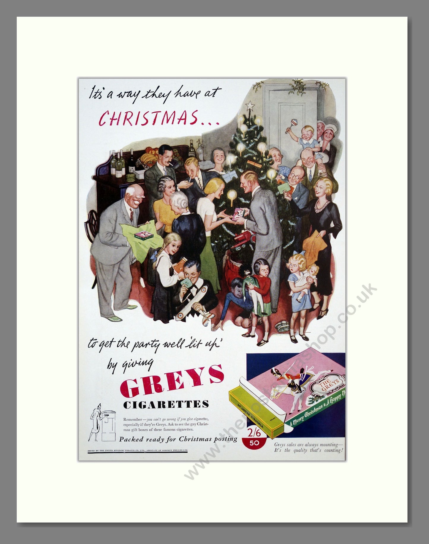 Greys Cigarettes. Original Advert 1938 (ref AD303832)