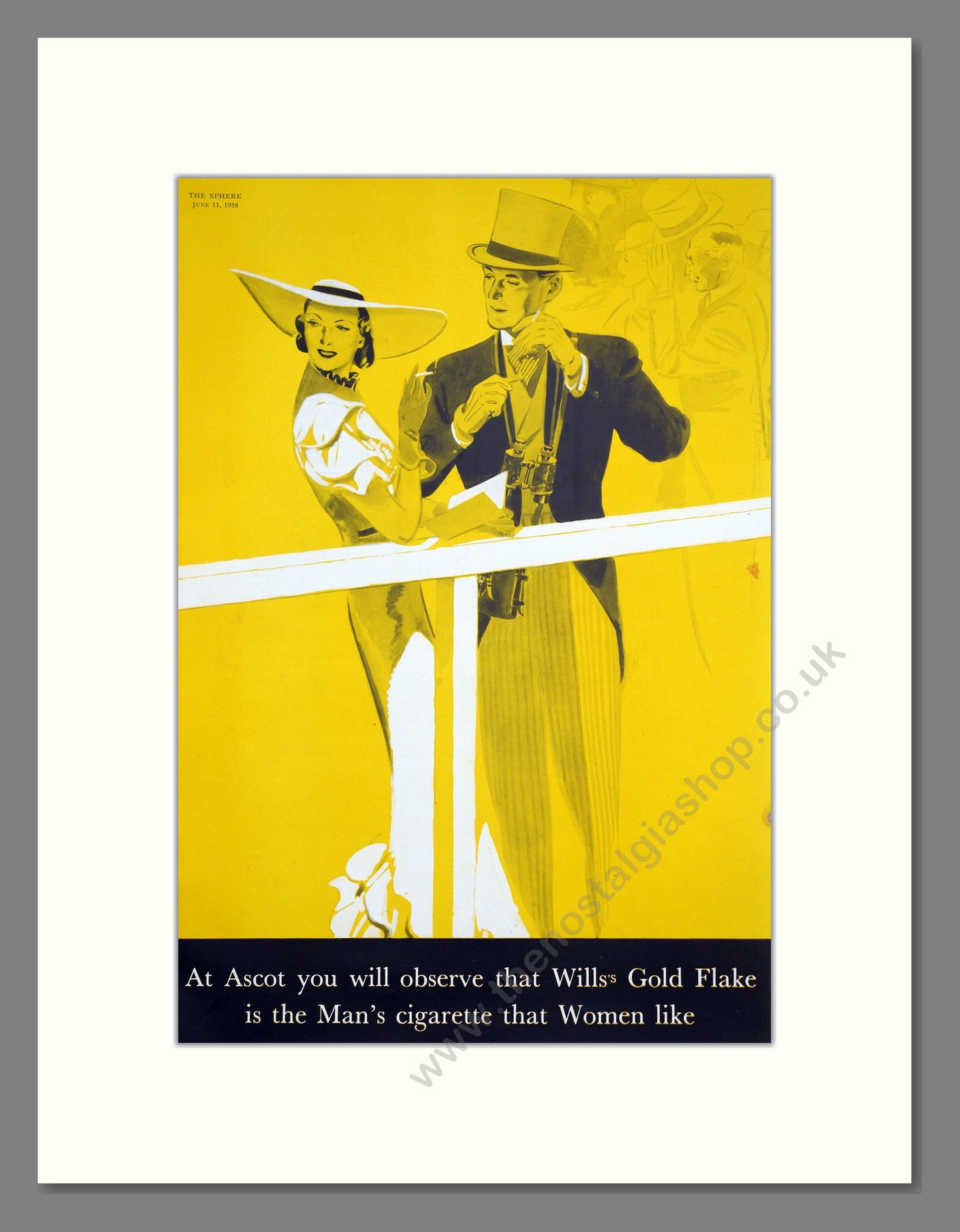 Wills's Gold Flake Cigarettes. Original Advert 1938 (ref AD303841)