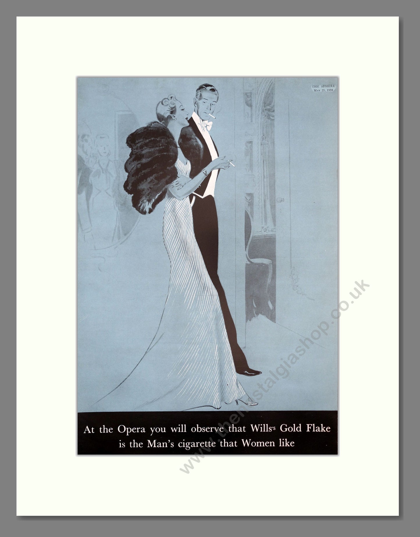 Wills's Gold Flake Cigarettes. Original Advert 1938 (ref AD303843)