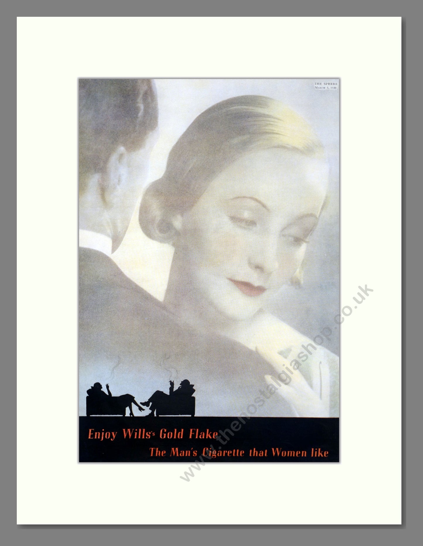 Wills's Gold Flake Cigarettes. Original Advert 1938 (ref AD303844)