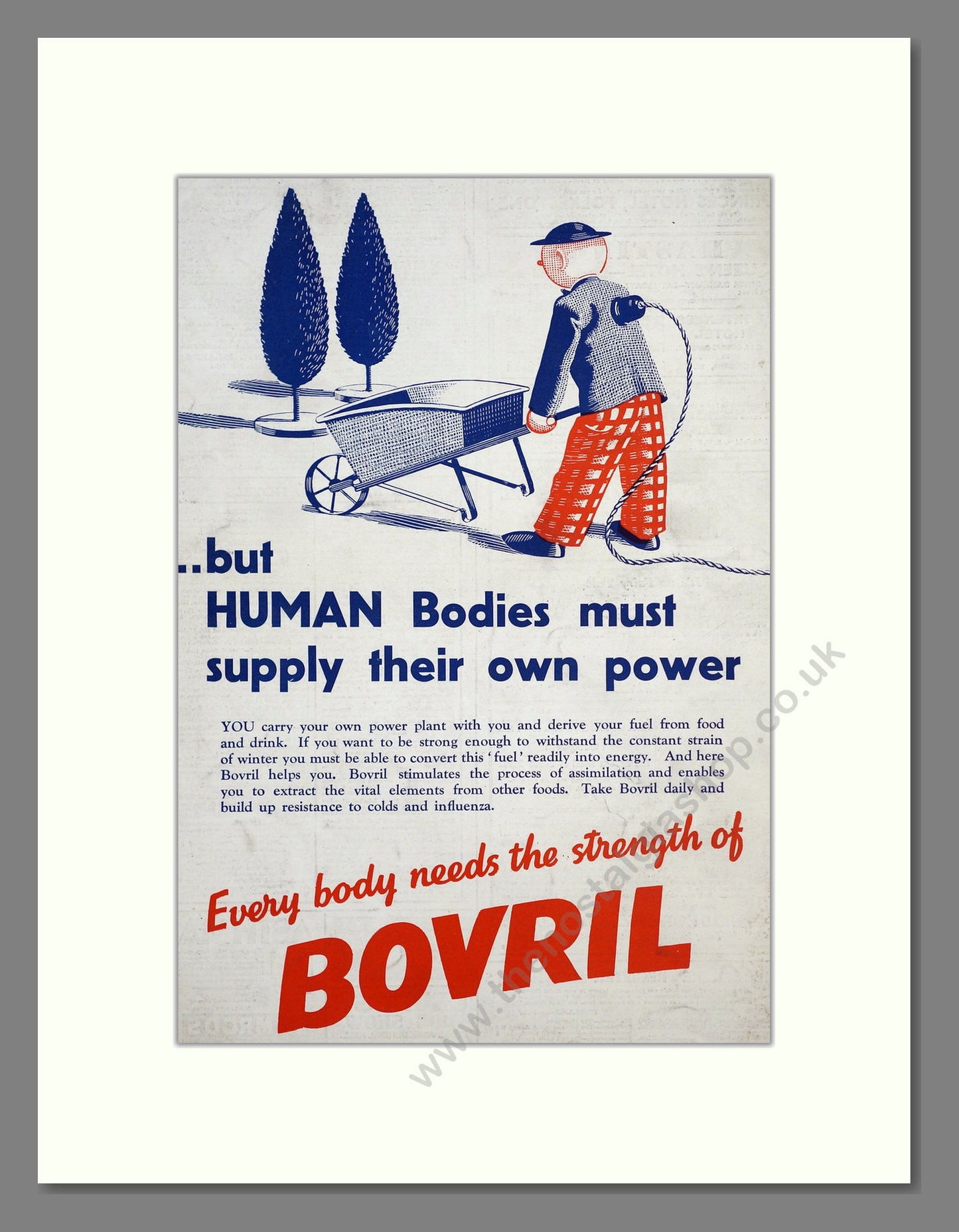Bovril. Vintage Advert 1939 (ref AD303810)