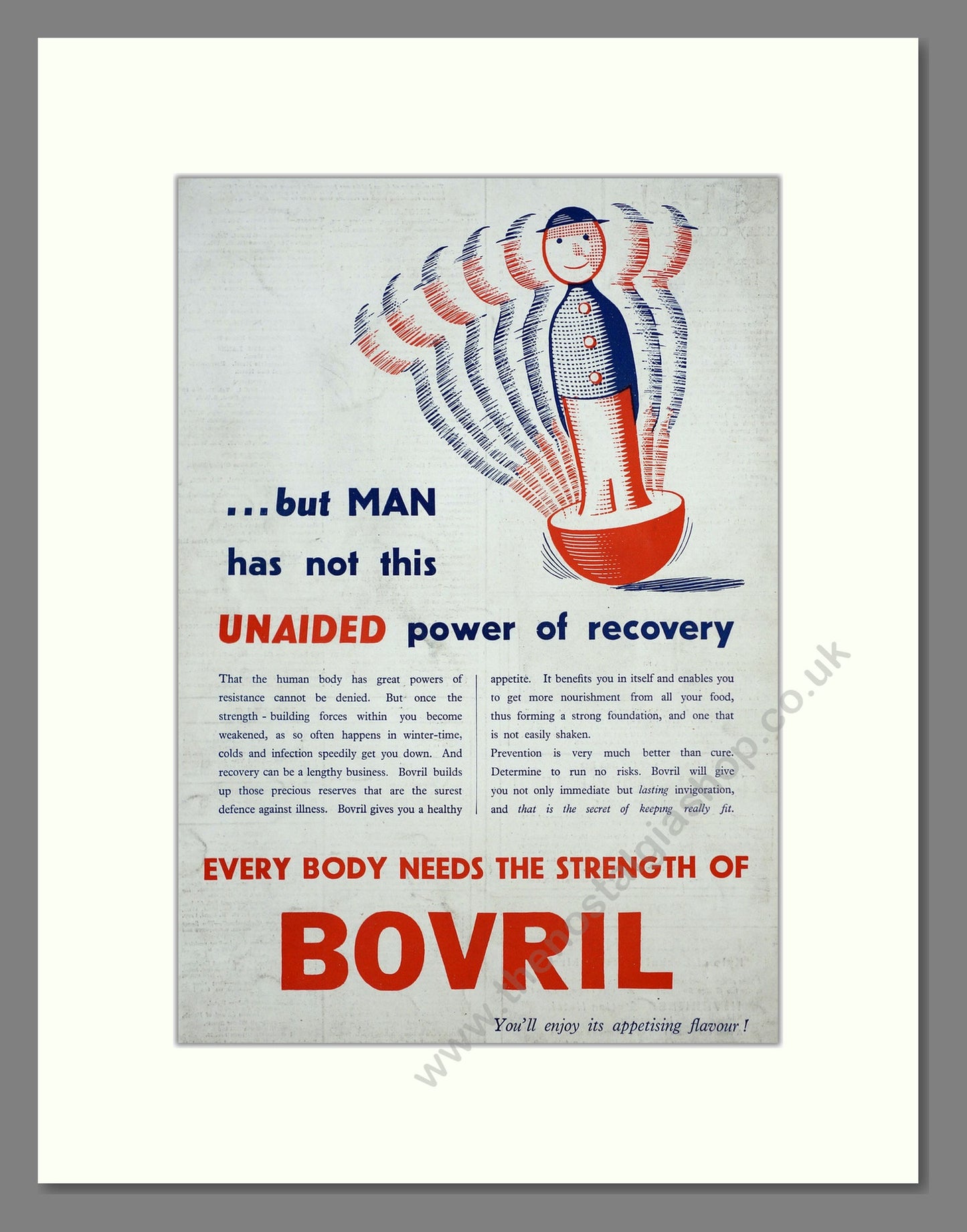 Bovril. Vintage Advert 1939 (ref AD303811)