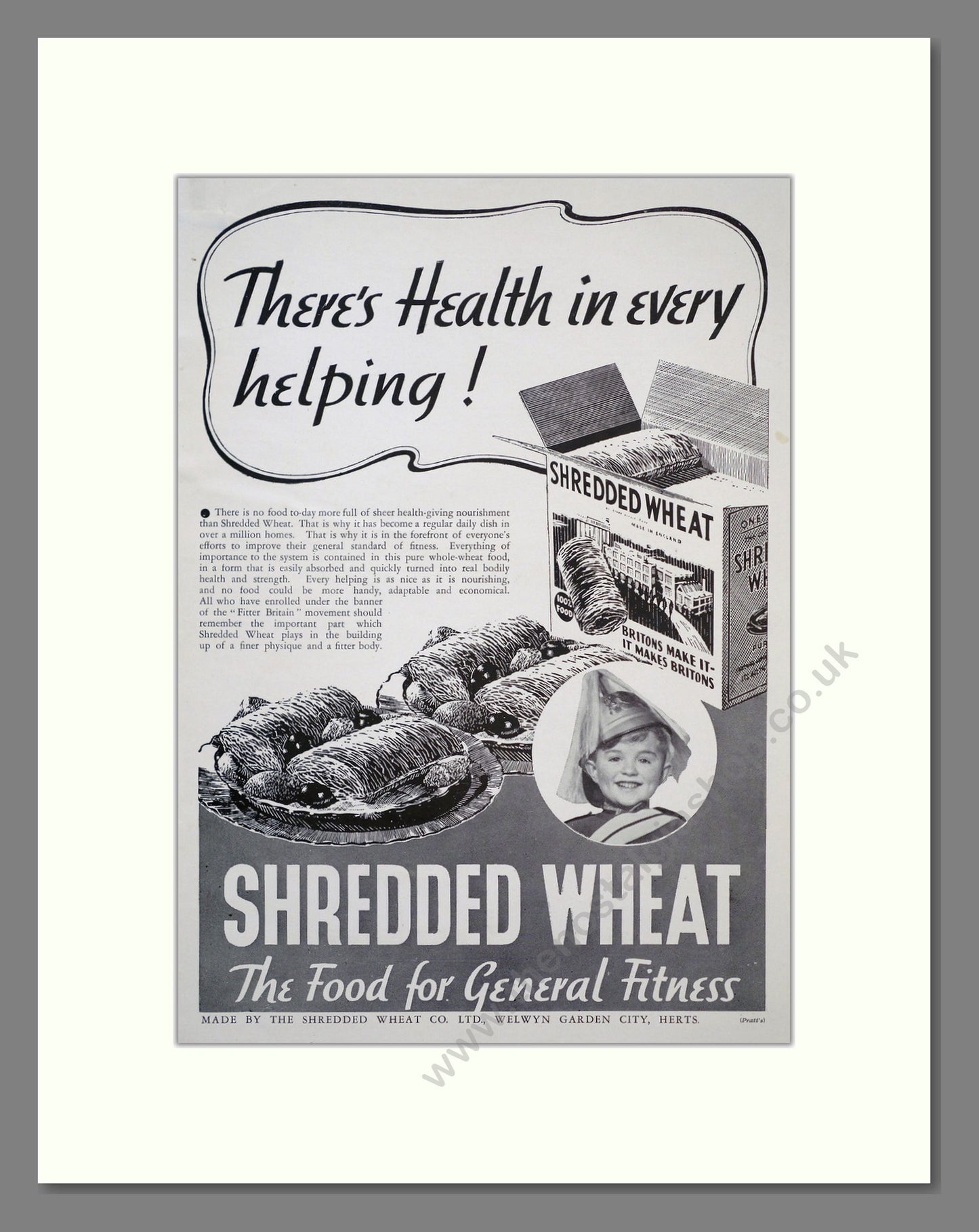 Shredded Wheat. Vintage Advert 1937 (ref AD303845)