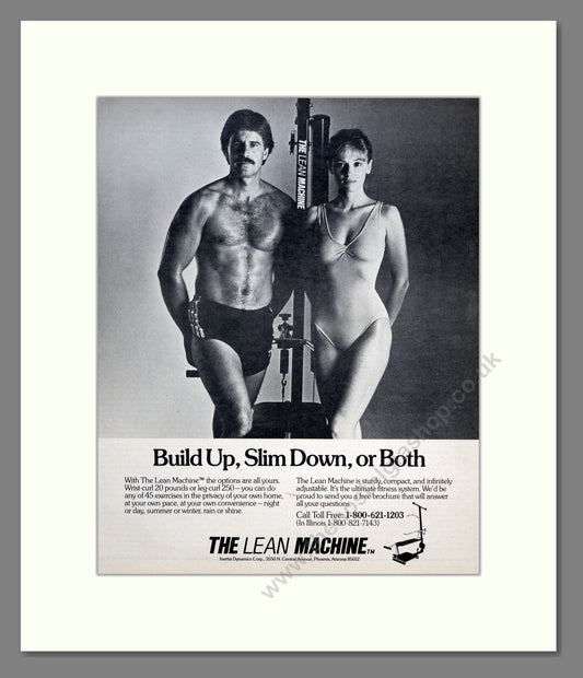 The Lean Machine. Exercise Equipment. Original Advert 1983 (ref AD303881)