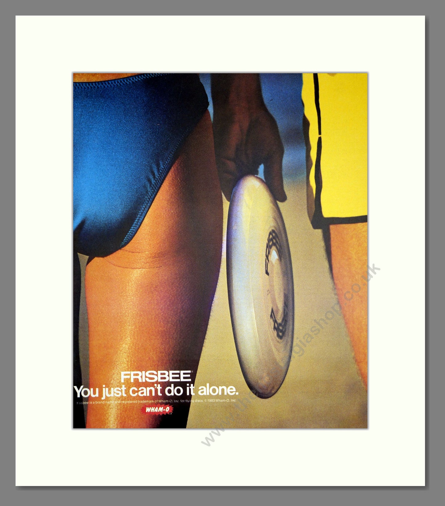 Frisbee. Vintage Advert 1983 (ref AD304030)