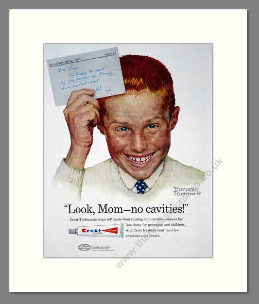 Crest Toothpaste. Original Advert 1957 (ref AD303938)