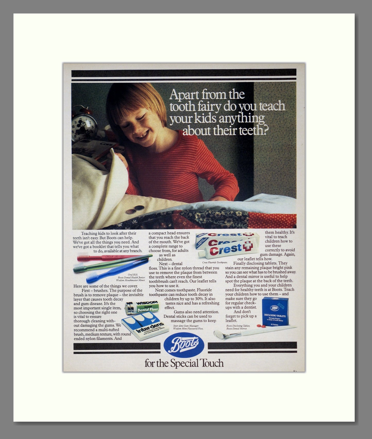 Crest Toothpaste. Original Advert 1981 (ref AD303941)