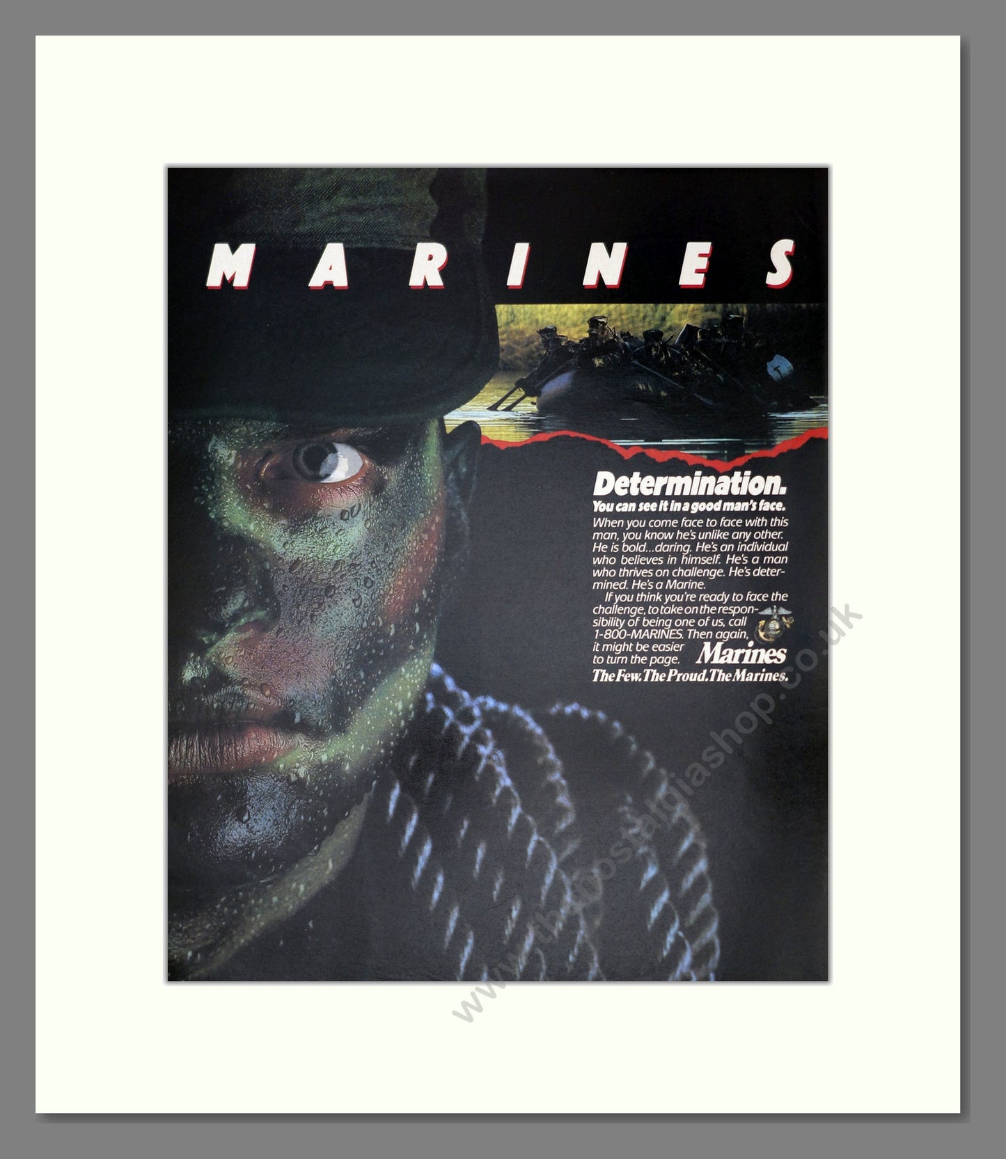 U.S. Marines. Original Advert 1989 (ref AD303933)