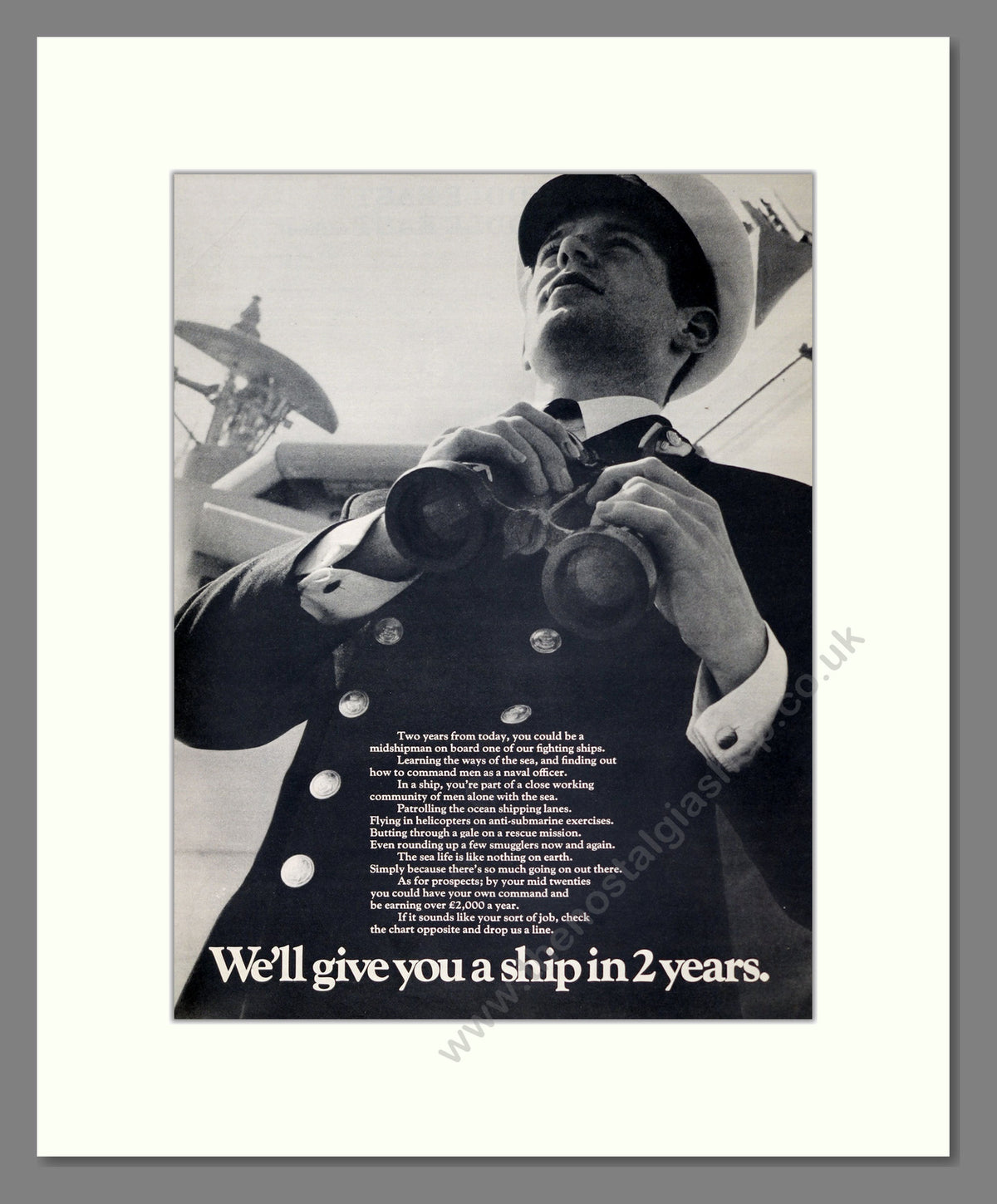 Royal Navy. Original Advert 1969 (ref AD304022)