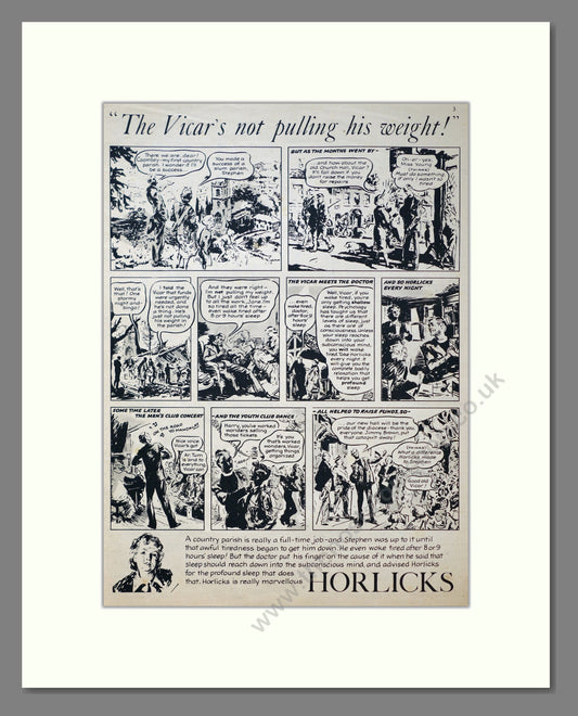 Horlicks. Vintage Advert 1952 (ref AD304008)