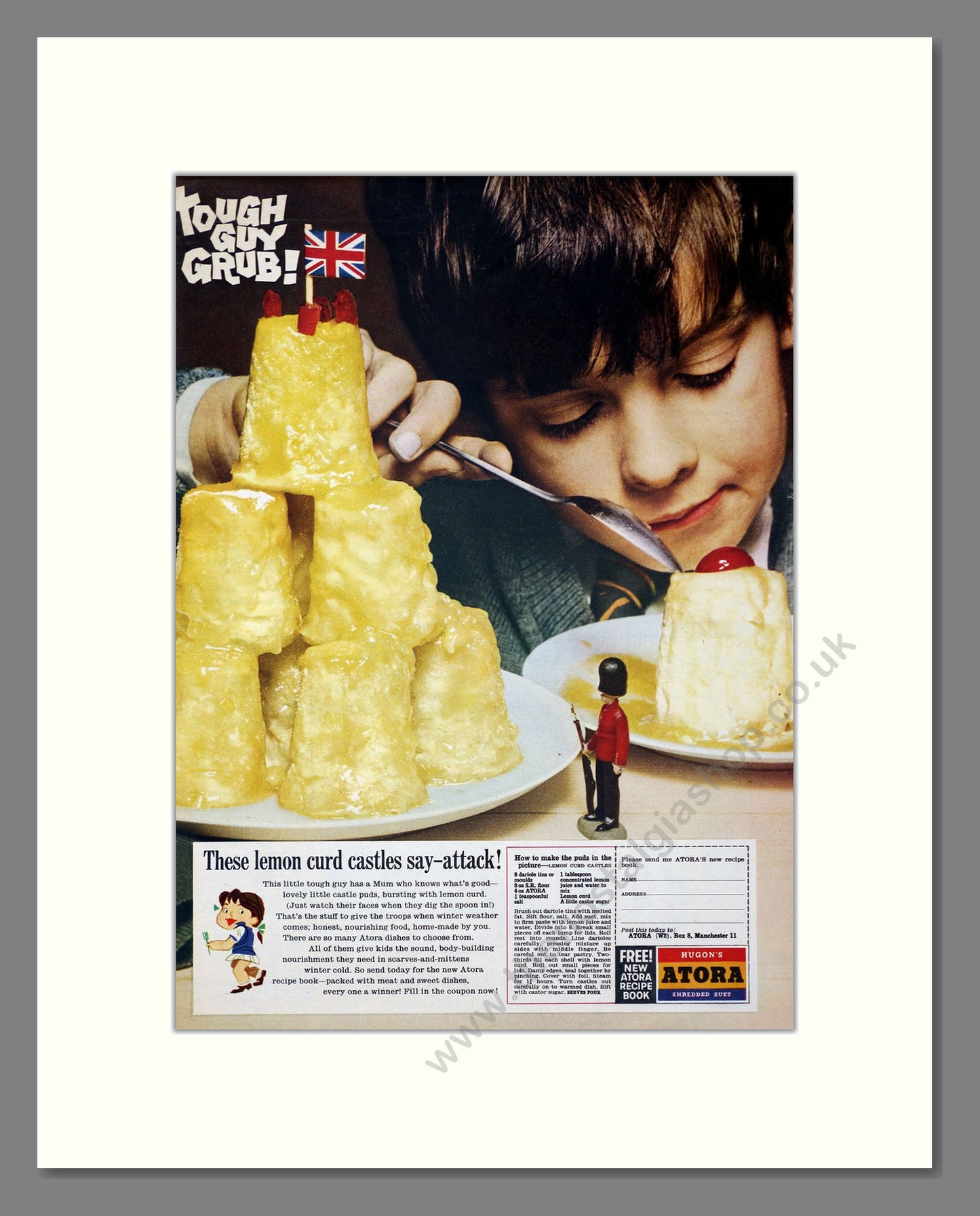 Lemon Curd Castles. Original Advert 1963 (ref AD304047)