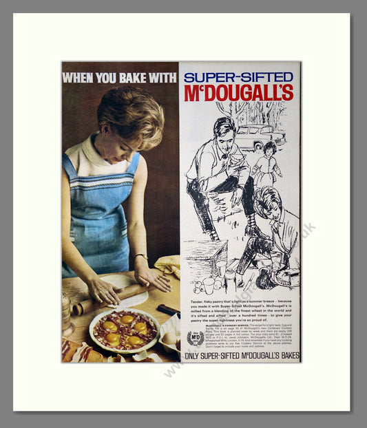 McDougall's Bakes. Vintage Advert 1964 (ref AD304096)