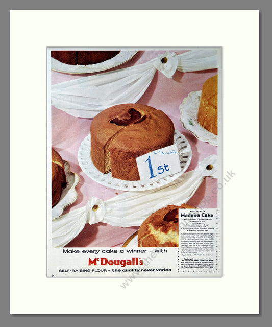 McDougall's Flour. Vintage Advert 1957 (ref AD304098)