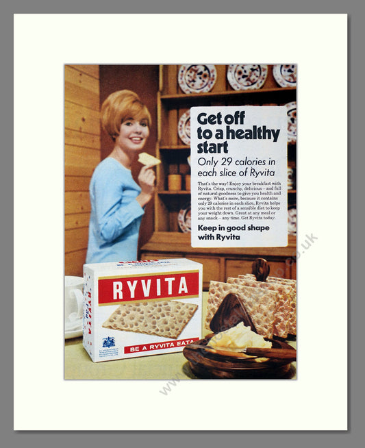 Ryvita. Vintage Original Advert 1967 (ref AD304148)