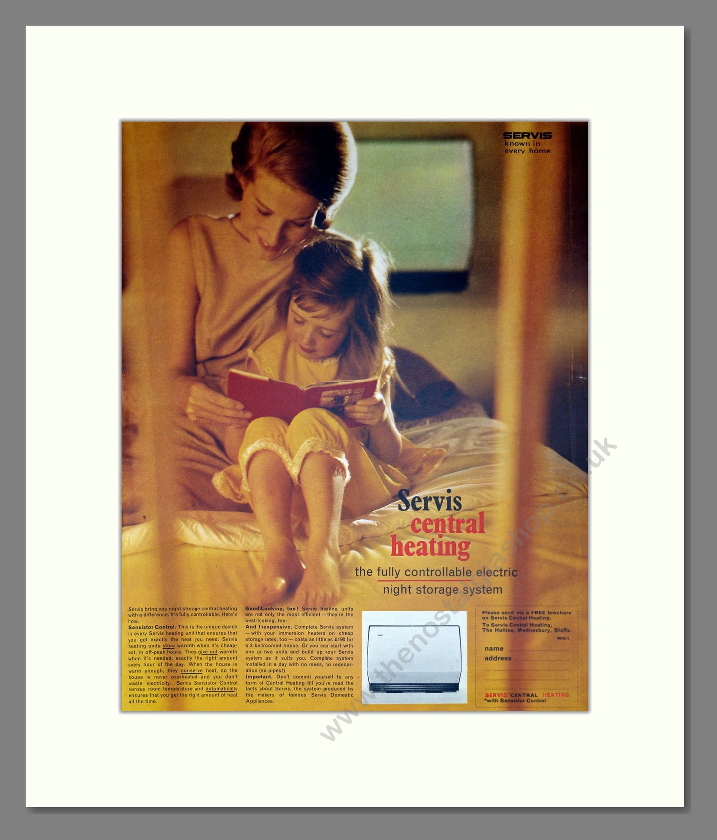 Service Central Heating. Original Advert 1963 (ref AD304058)