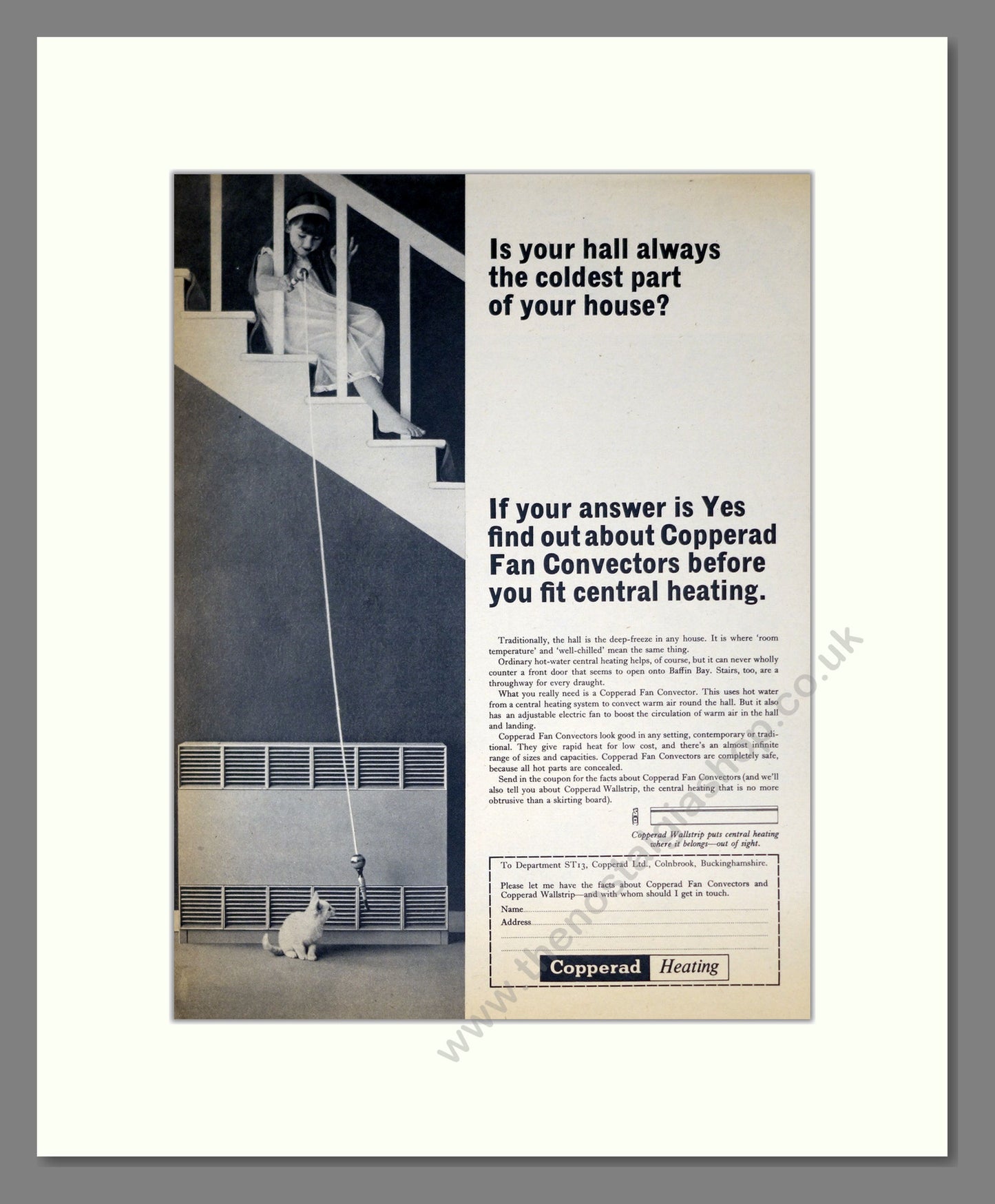 Copperad Heating. Original Advert 1966 (ref AD304061)