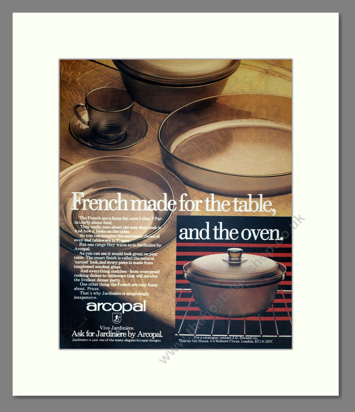 Arcopal Jardiniere. Original Advert 1981 (ref AD304076)