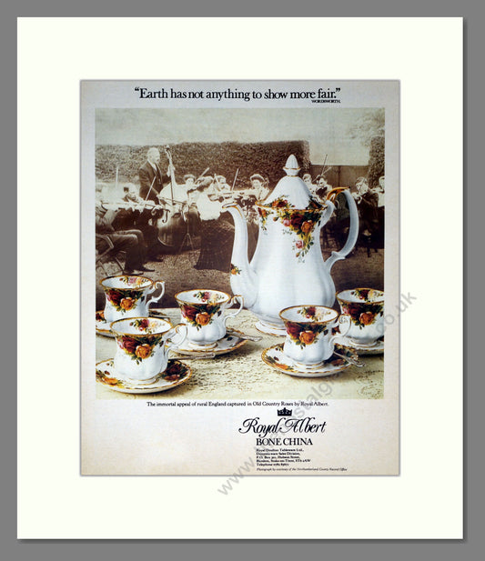 Royal Albert Bone China. Original Advert 1977 (ref AD304083)