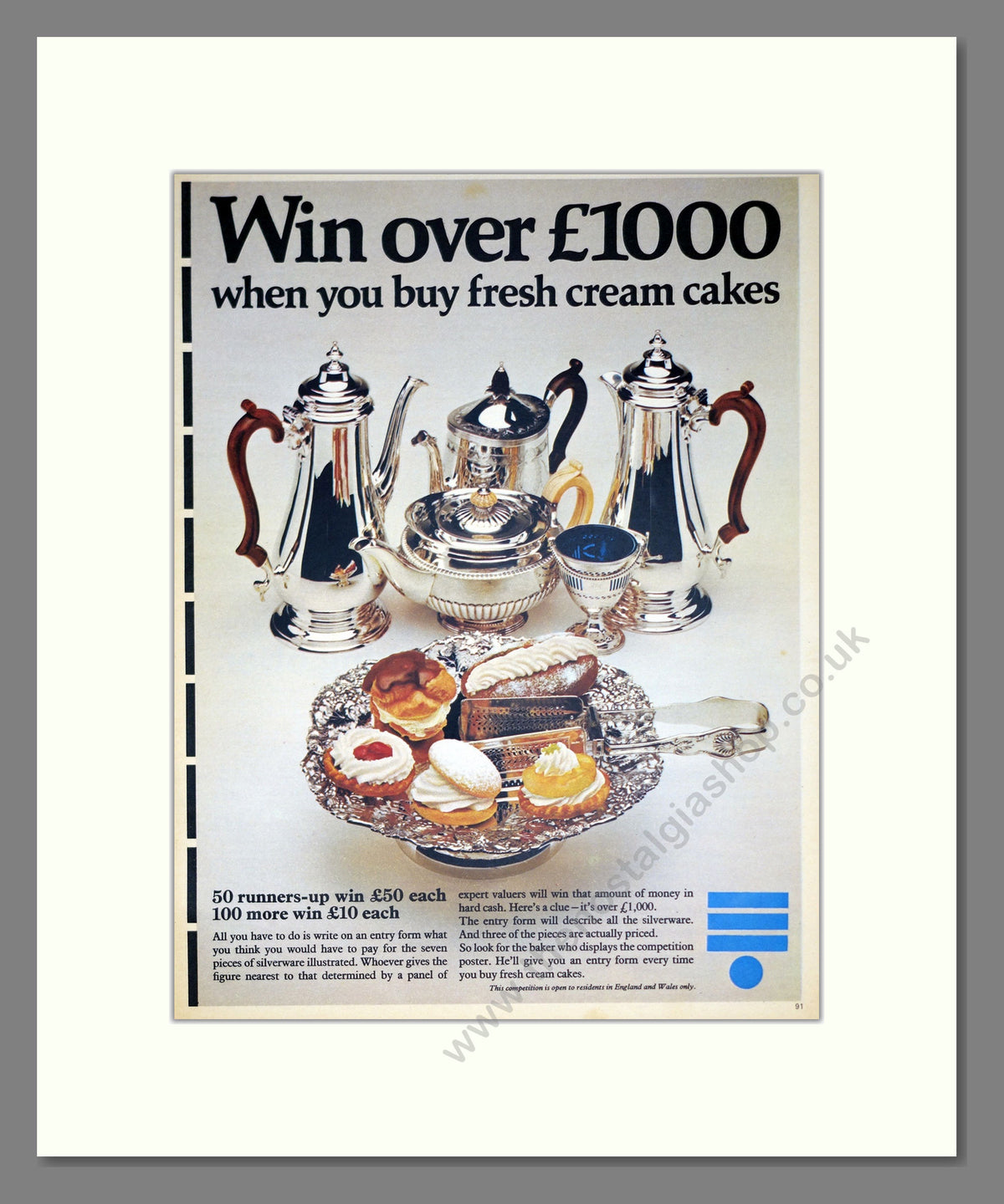 Guess the Silverware Price. Original Advert 1969 (ref AD304108)