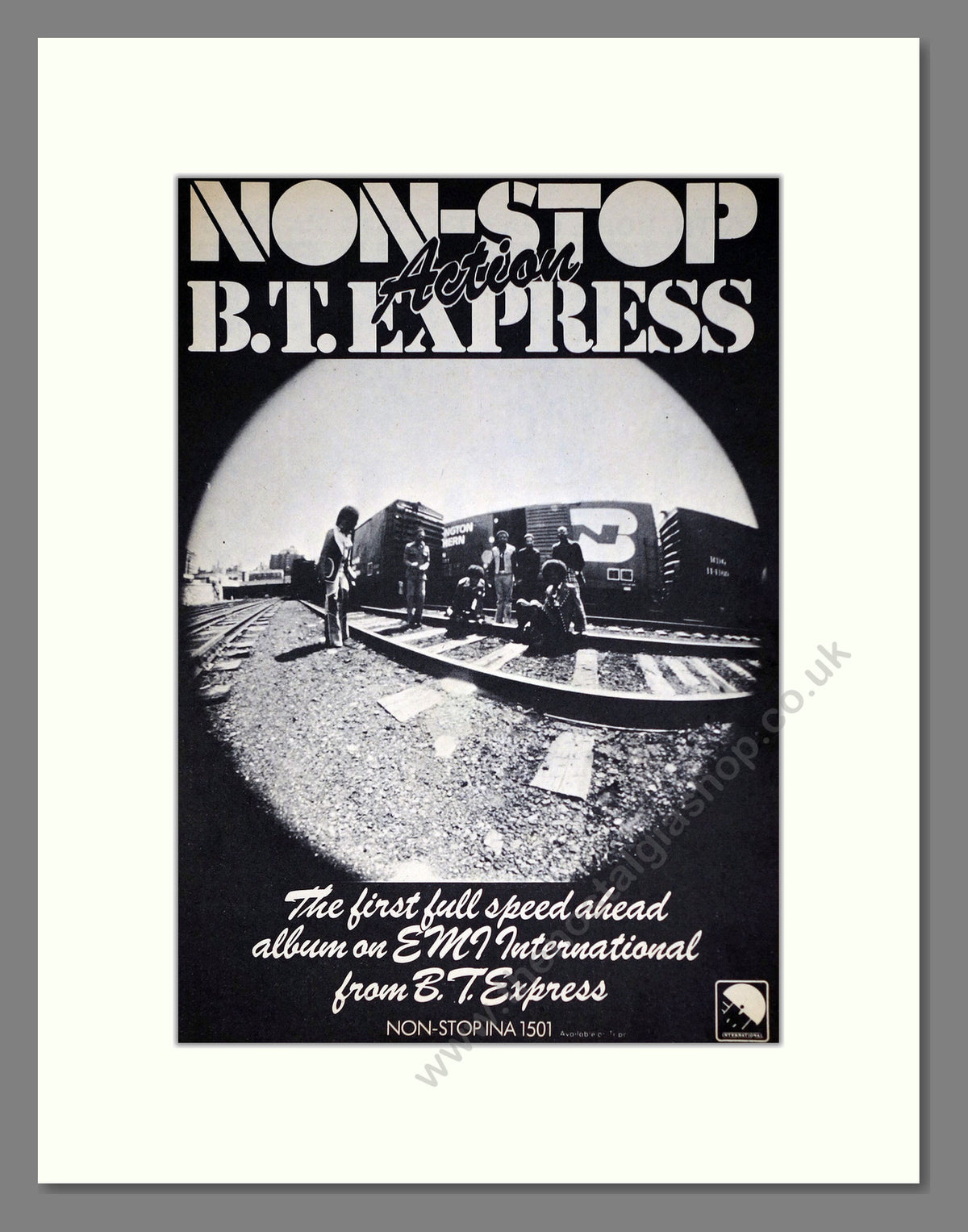 B.T. Express. Non Stop. 1975 Original Advert (ref AD68944)