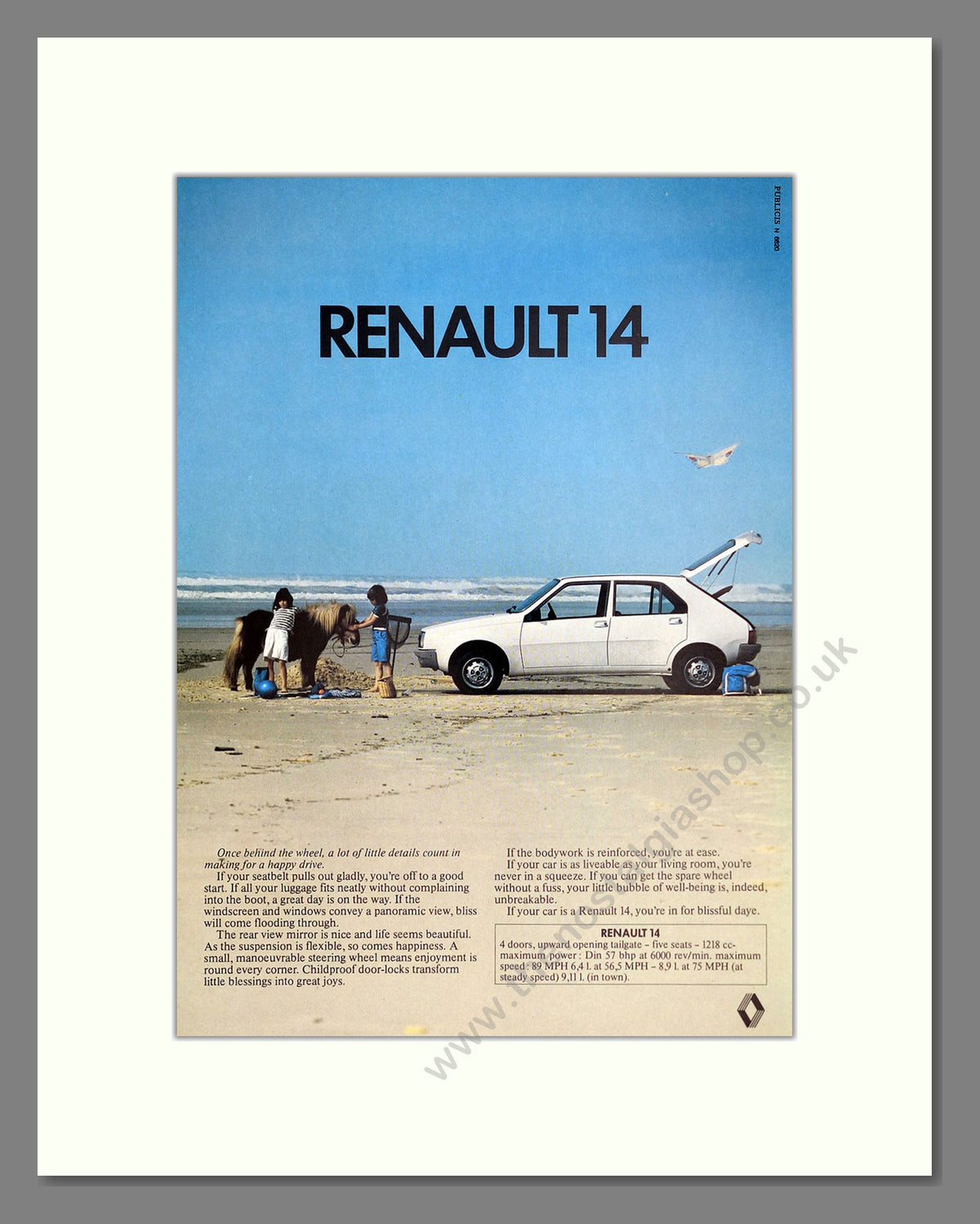 Renault 14. Original Advert 1976 (ref AD304194)