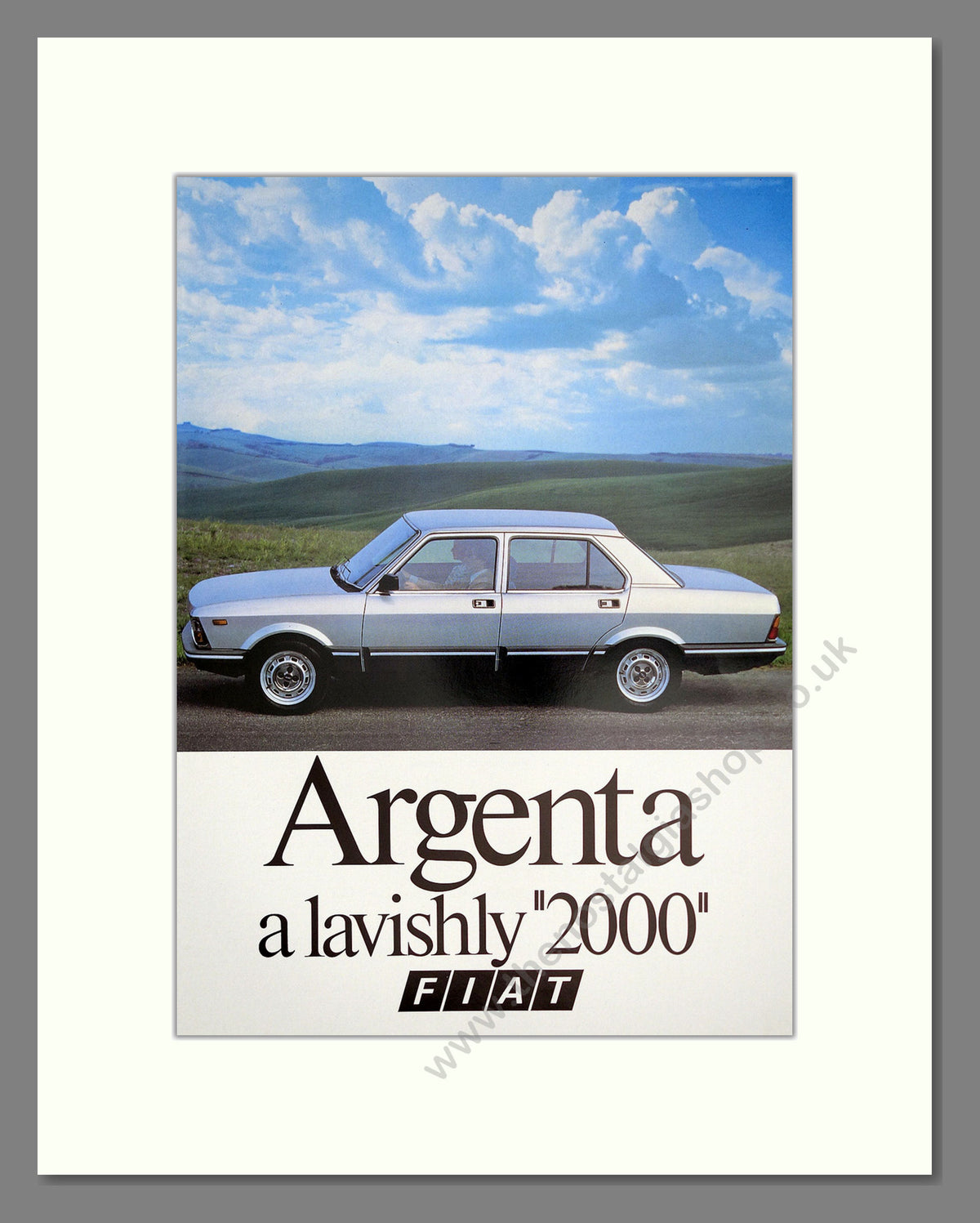 Fiat Argenta. Original Advert 1981 (ref AD304212)