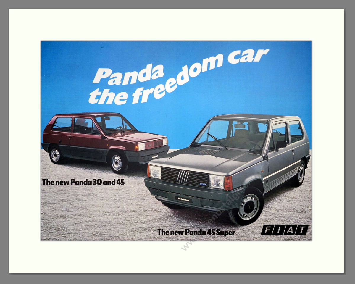 Fiat Panda 30 & 45 Also Panda 45 Super. Original Advert 1982 (ref AD304216)