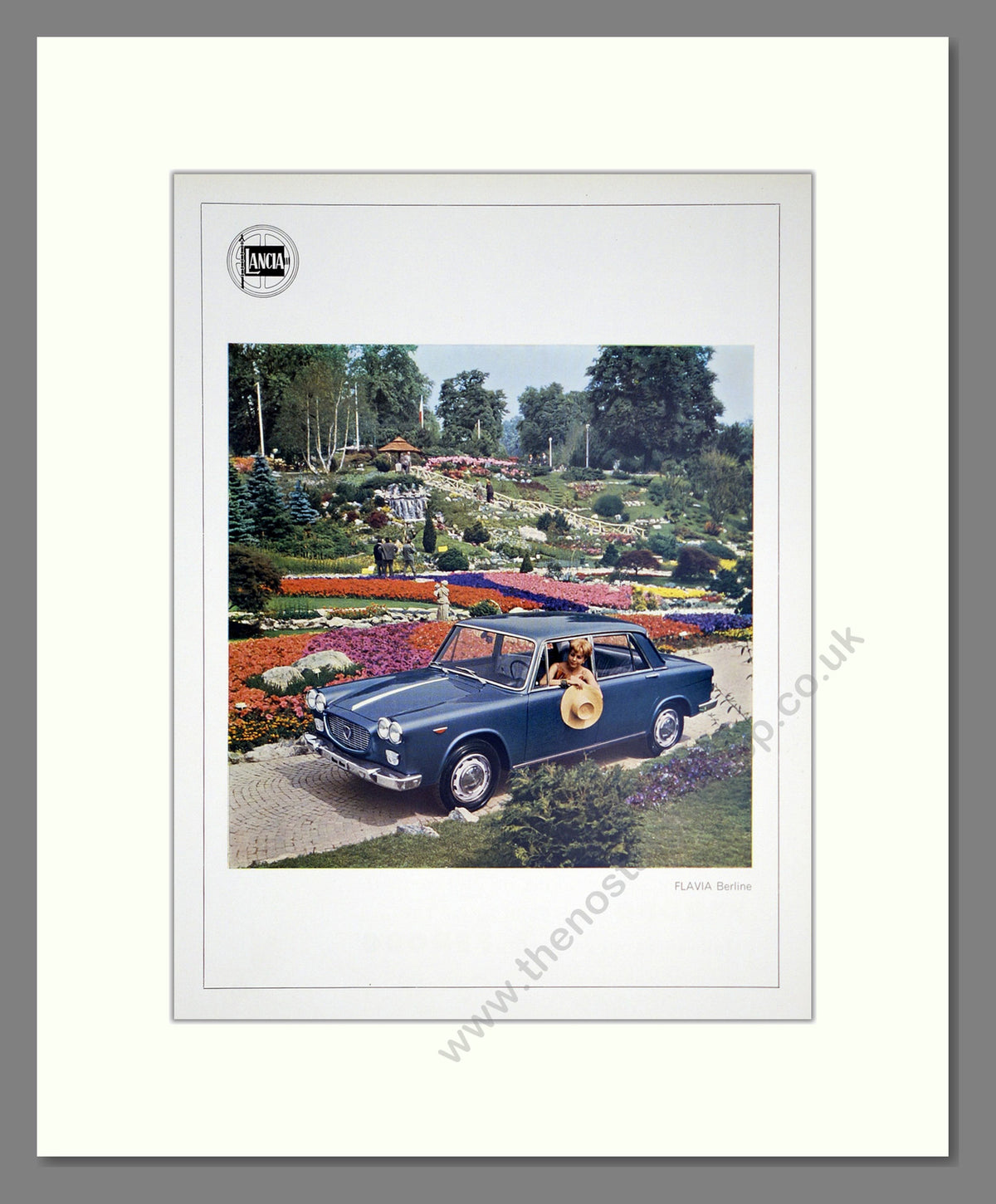 Lancia Flavia Berline. Original Advert 1961 (ref AD304221)