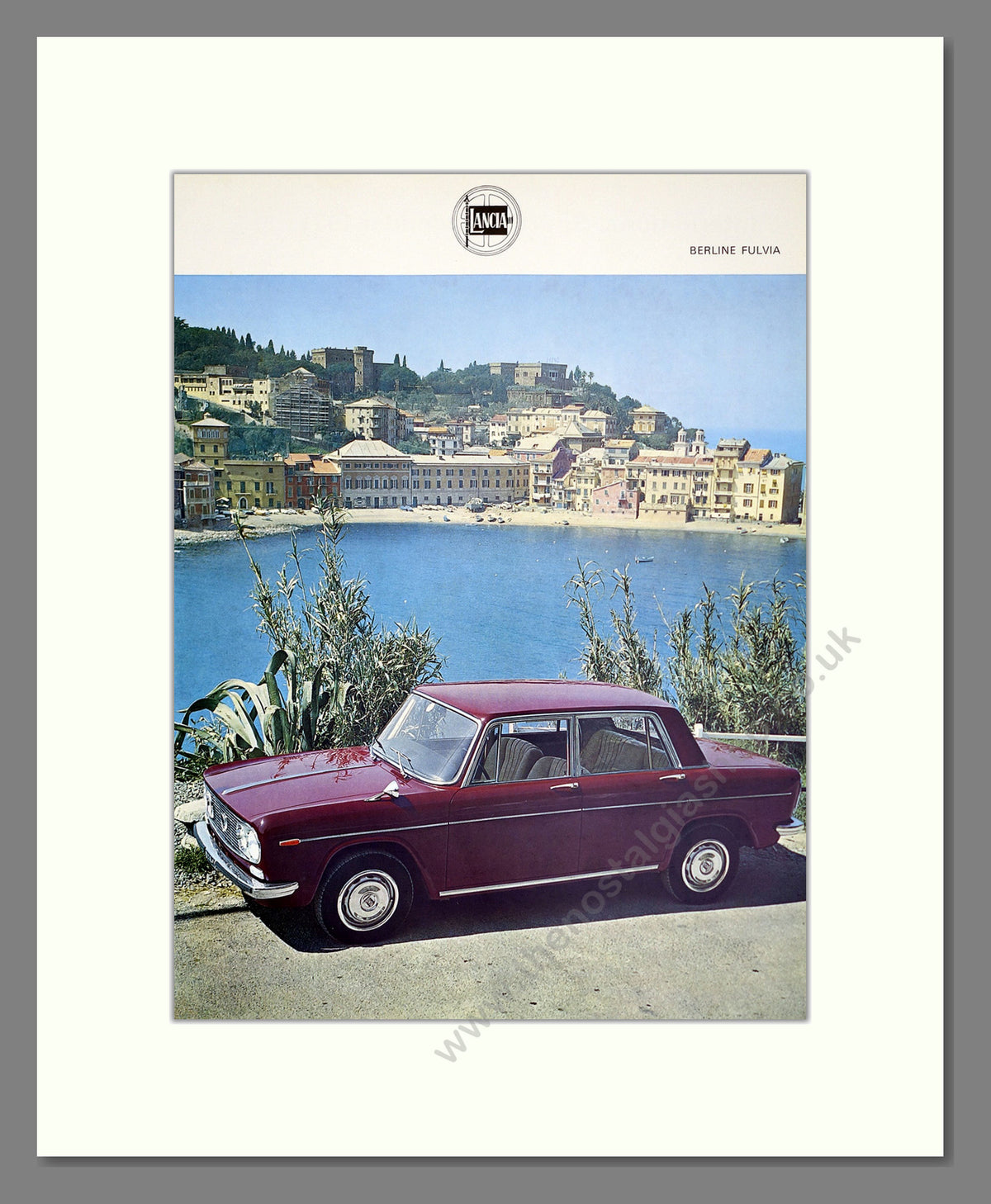 Lancia Berline Fulvia. Original Advert 1970 (ref AD304222)