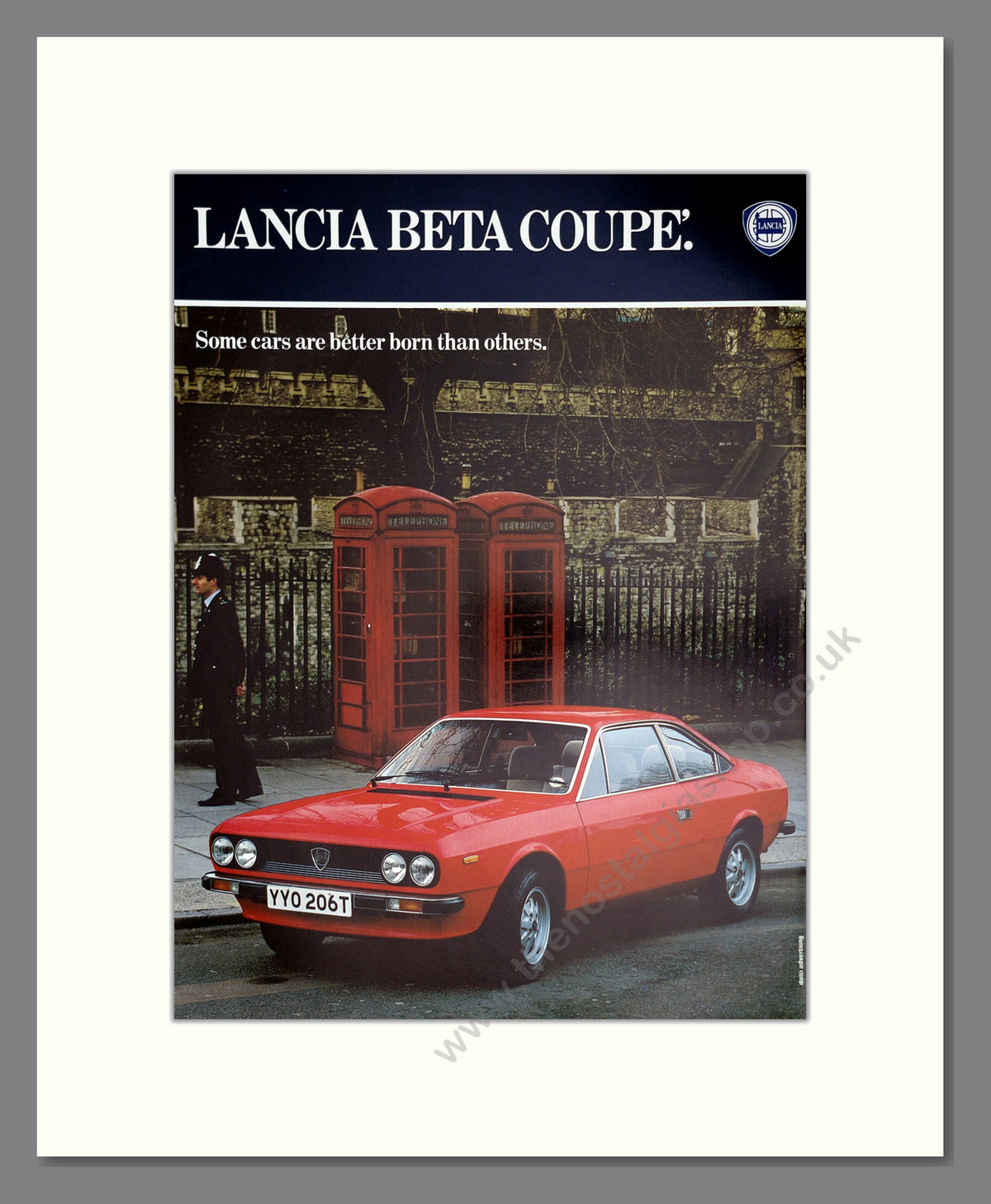 Lancia Beta Coupe. Original Advert 1979 (ref AD304224)