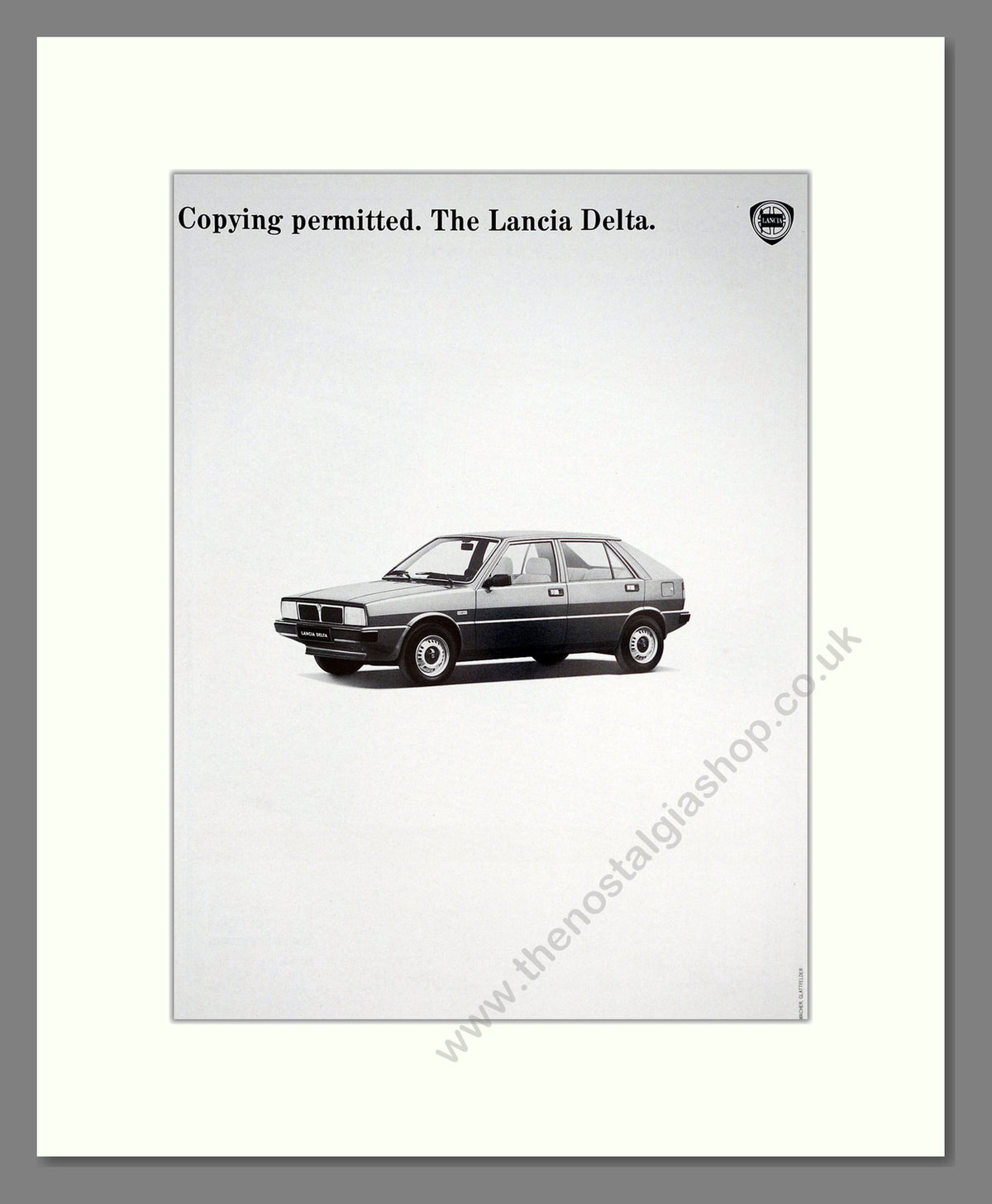 Lancia Delta. Original Advert 1981 (ref AD304226)