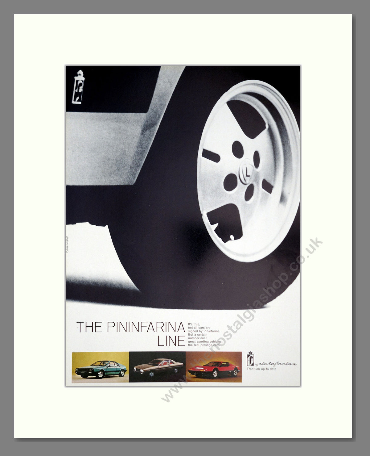 Pininfarina. Original Advert 1976 (ref AD304238)