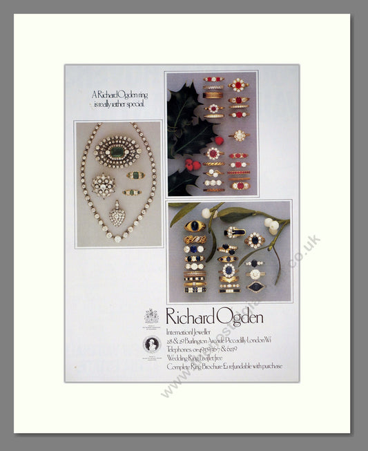 Richard Ogden - Jewellery Gifts. Vintage Advert 1984 (ref AD303655)