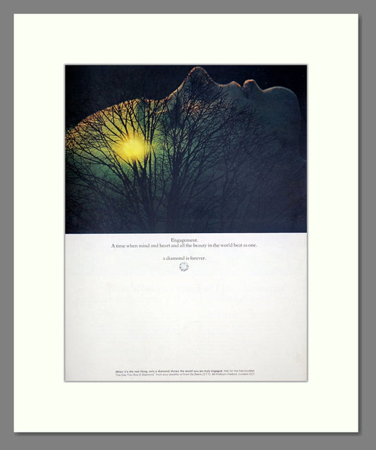 De Beers - A Diamond Is Forever. Vintage Advert 1969 (ref AD303665)