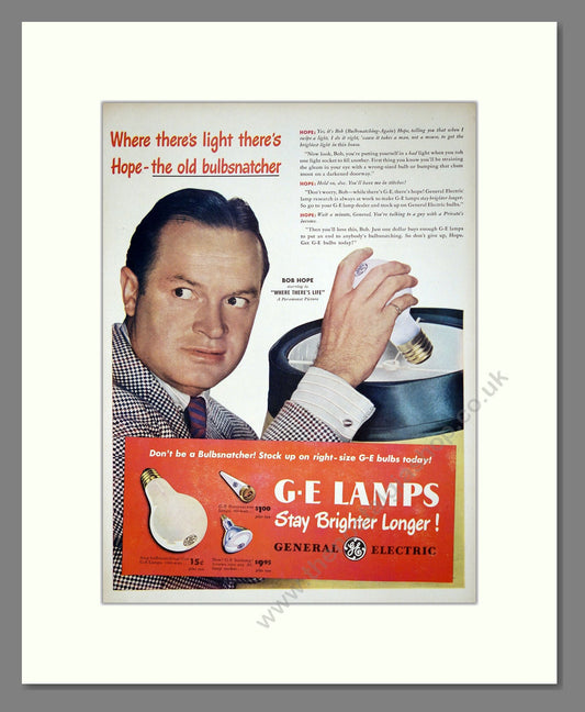 General Electric - Light Bulbs. Vintage Advert 1967 (ref AD303673)