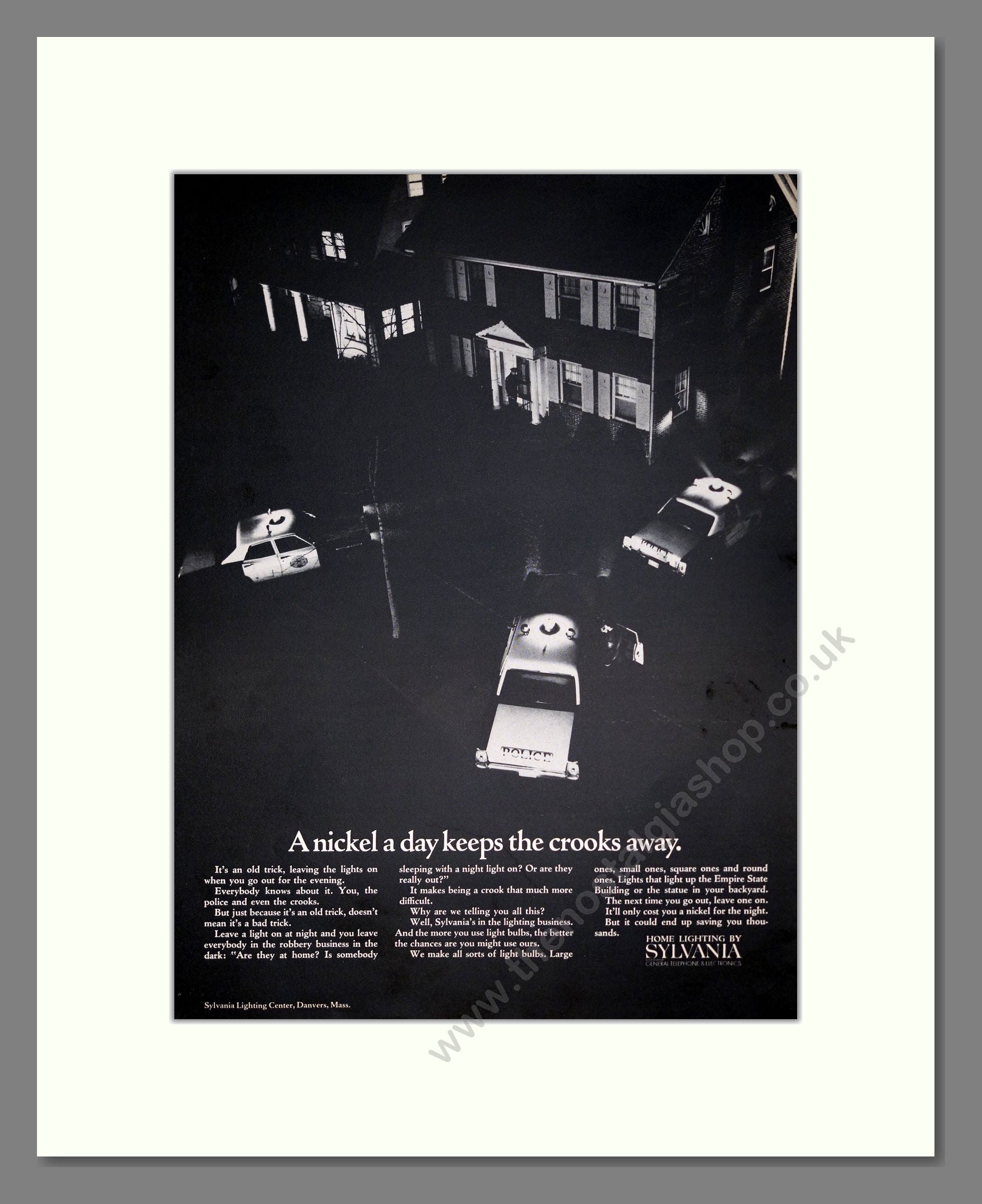 Sylvania - Light Bulbs. Vintage Advert 1968 (ref AD303679)