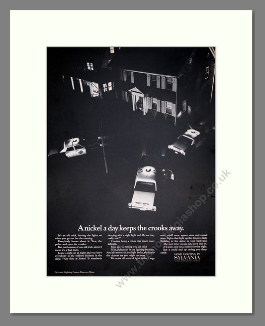 Sylvania - Light Bulbs. Vintage Advert 1968 (ref AD303679)