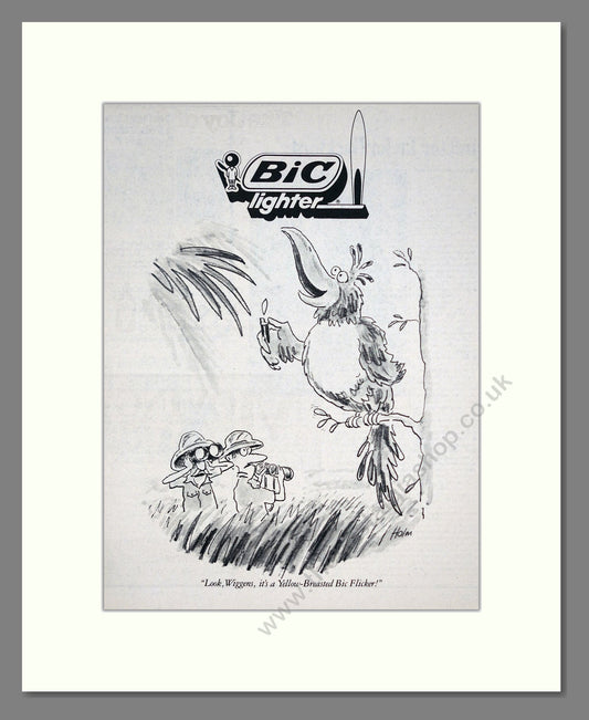 Bic - Cigarette Lighters. Vintage Advert 1982 (ref AD303703)