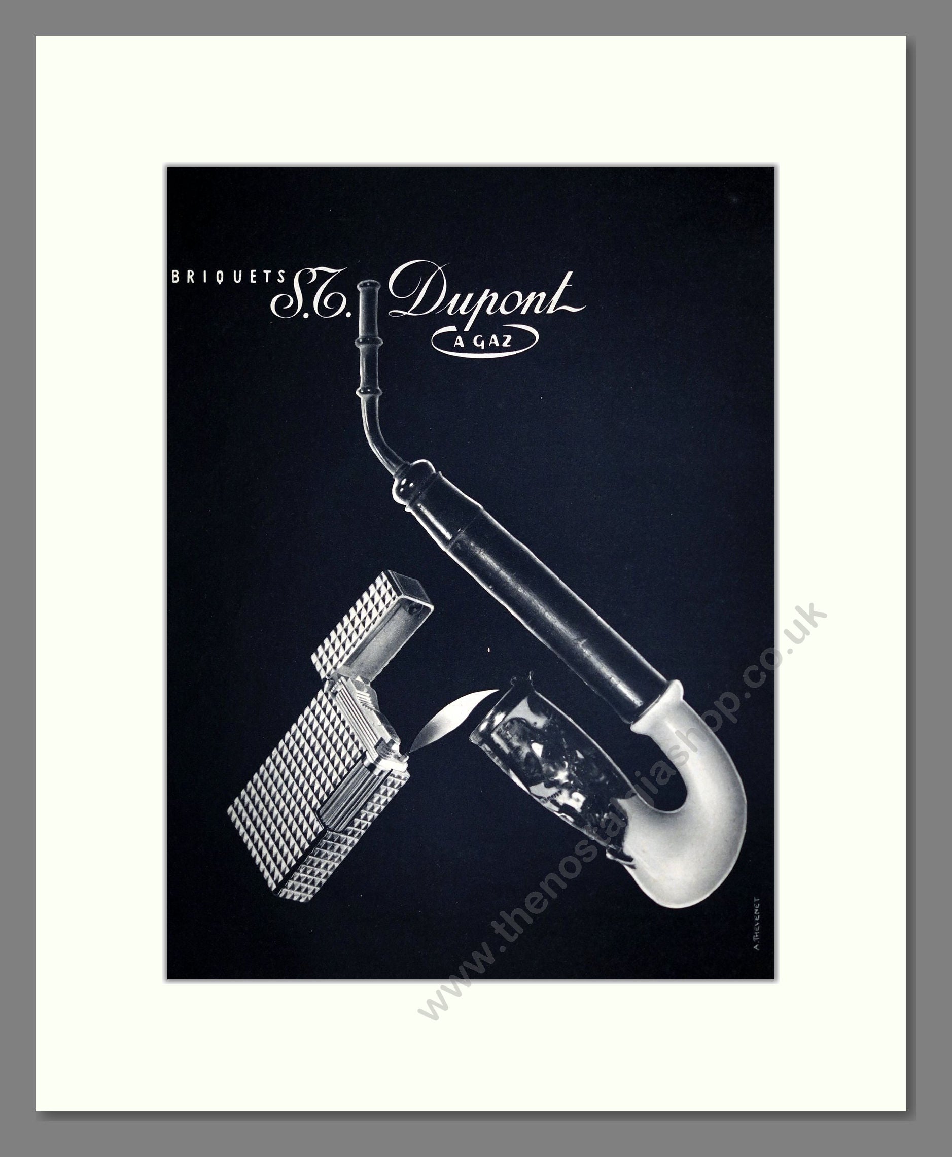 Dupont - Cigarette Lighters. Vintage Advert 1957 (ref AD303721)