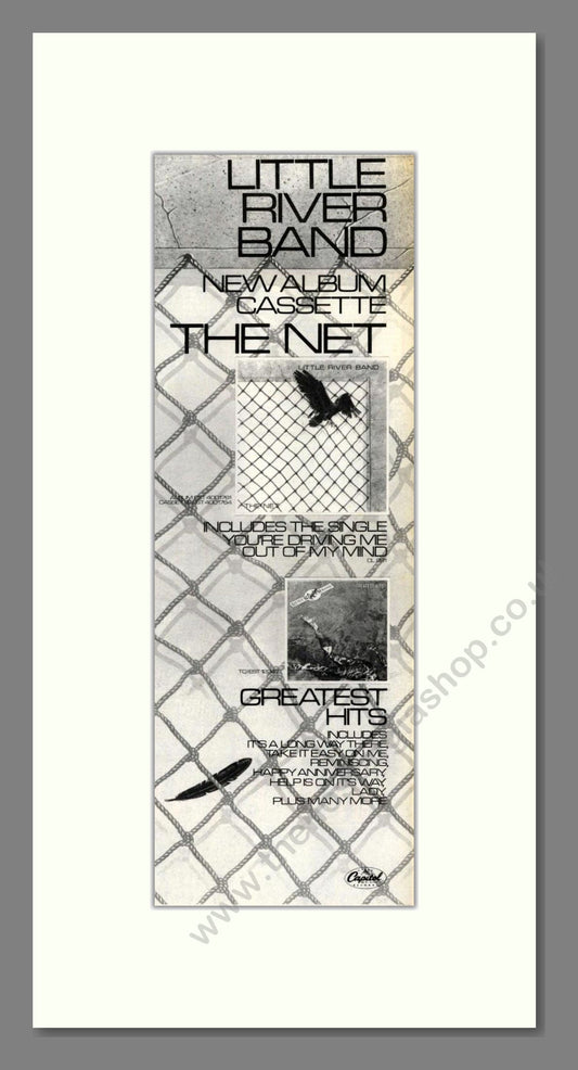 Little River Band - The Net. Vintage Advert 1983 (ref AD201655)