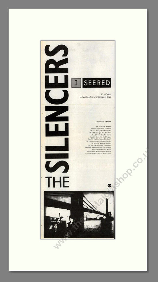 Silencers (The) - I Seered. Vintage Advert 1988 (ref AD201660)
