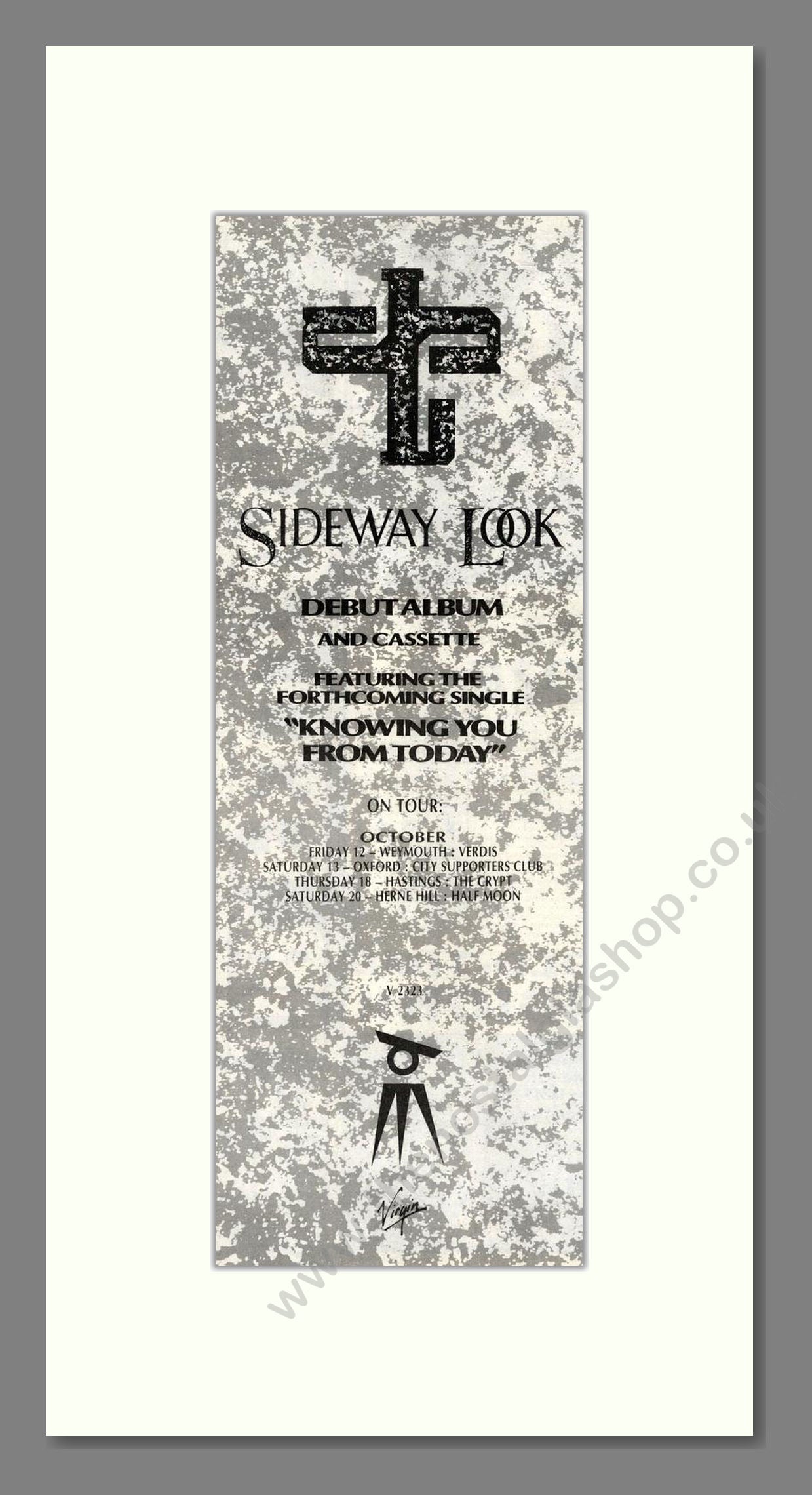 Sideway Look - Debut Album. Vintage Advert 1984 (ref AD201666)