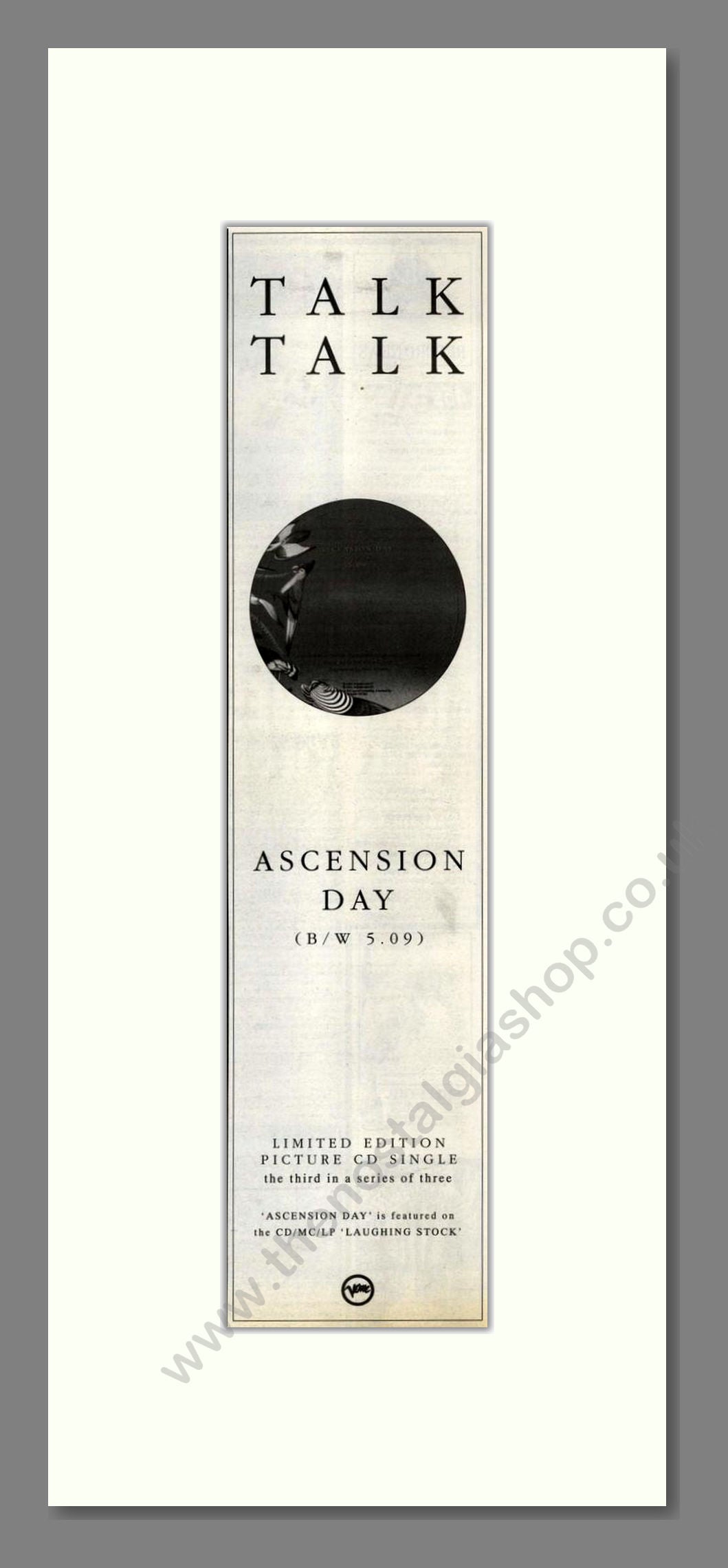 Talk Talk - Ascension Day. Vintage Advert 1991 (ref AD201693)