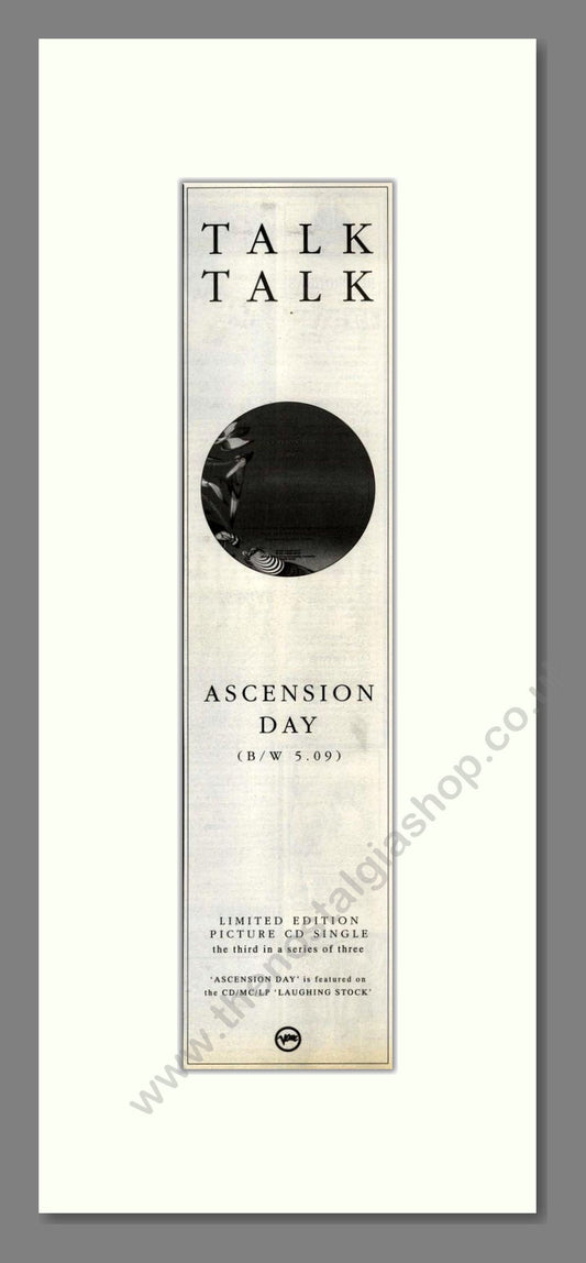 Talk Talk - Ascension Day. Vintage Advert 1991 (ref AD201693)