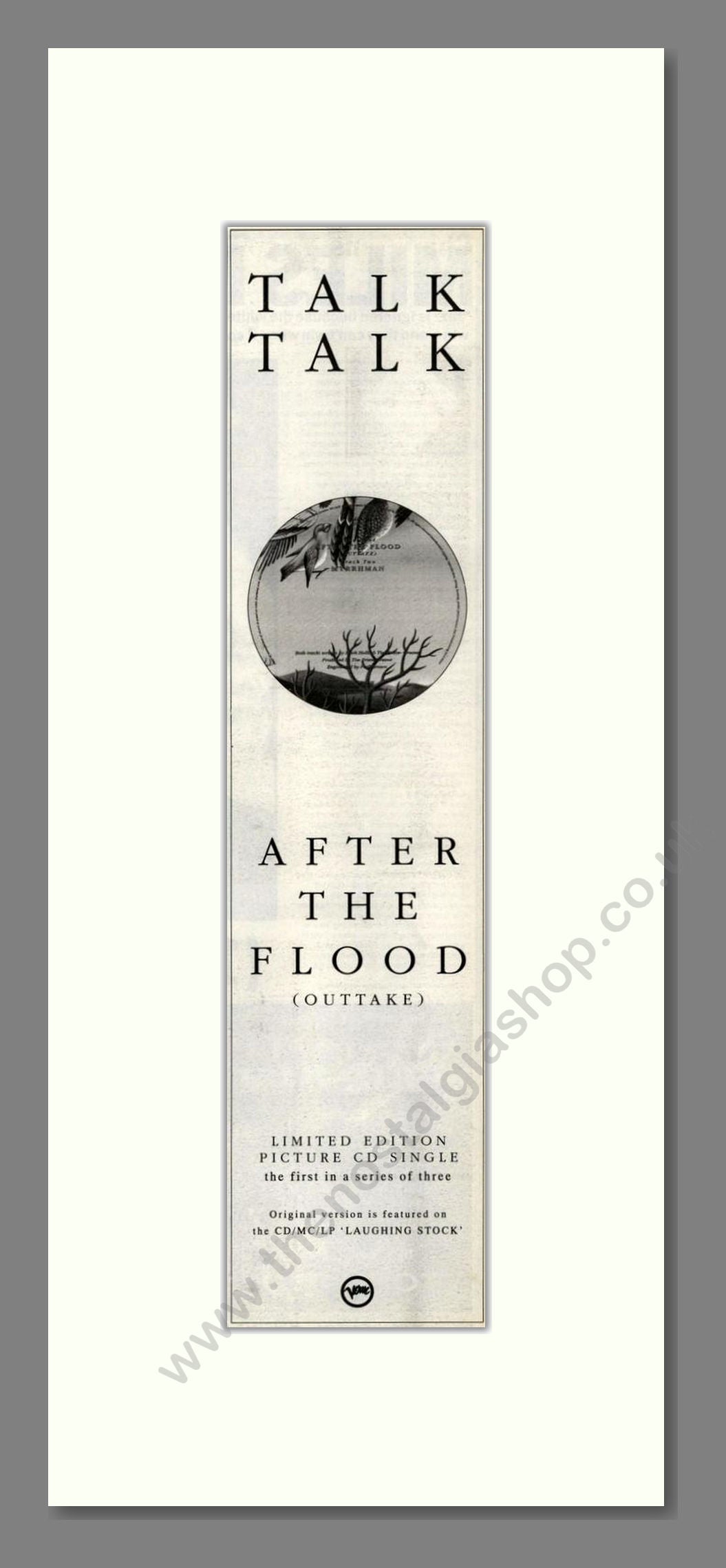 Talk Talk - After The Flood. Vintage Advert 1991 (ref AD201694)