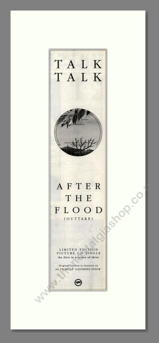 Talk Talk - After The Flood. Vintage Advert 1991 (ref AD201694)