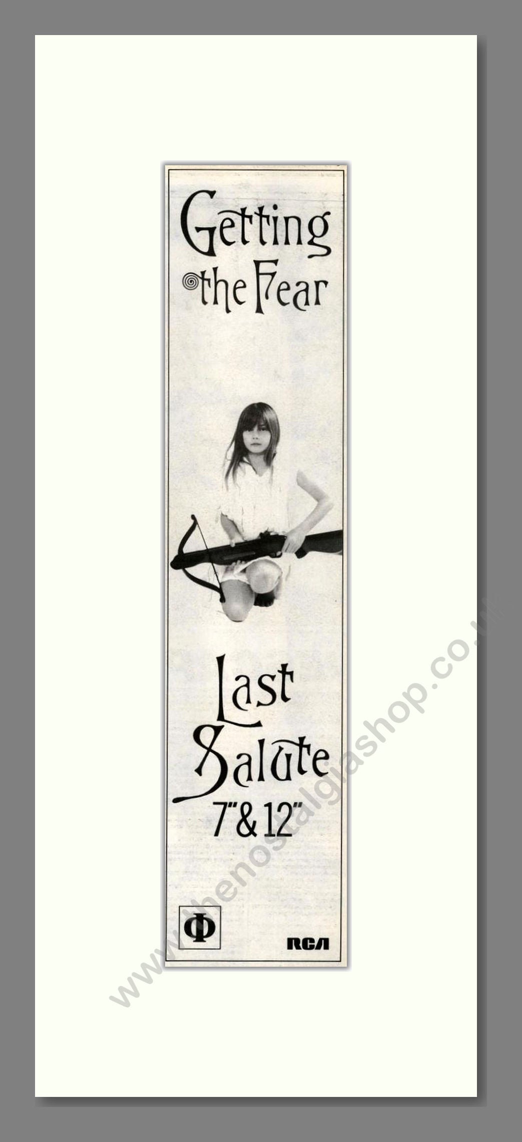Getting The Fear - Last Salute. Vintage Advert 1984 (ref AD201709)