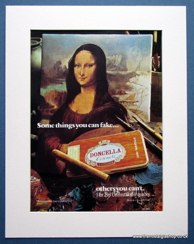 Doncella Cigars 1973 Original Advert (ref AD995)