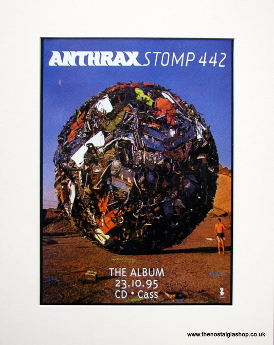 Anthrax Stomp 442 Original advert 1995 (ref AD917)
